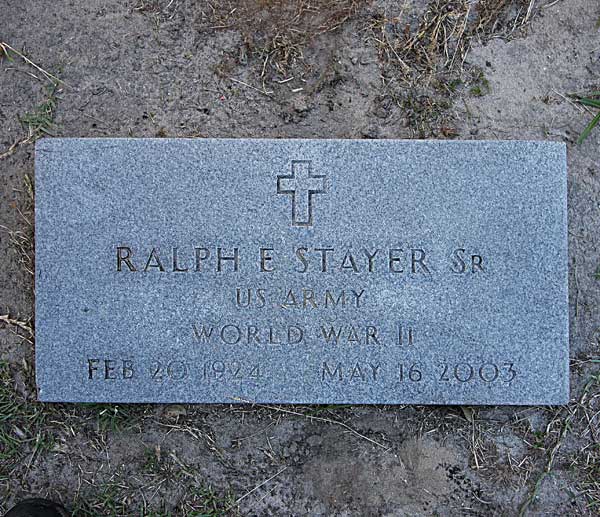 Ralph Stayer Gravestone Photo