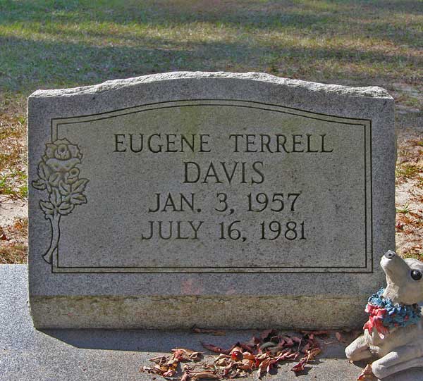 Eugene Terrell Davis Gravestone Photo