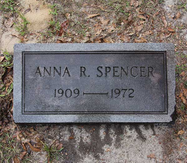 Anna R. Spencer Gravestone Photo