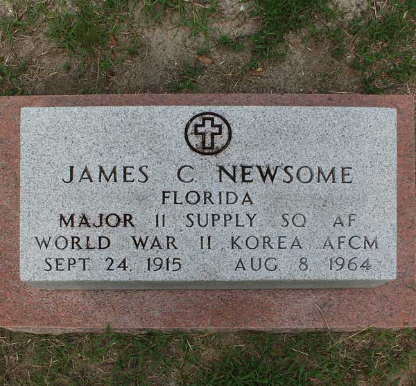 James C. Newsome Gravestone Photo