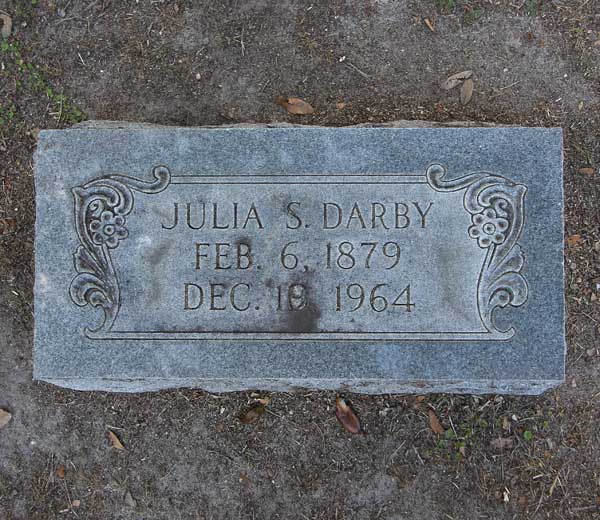 Julia S. Darby Gravestone Photo