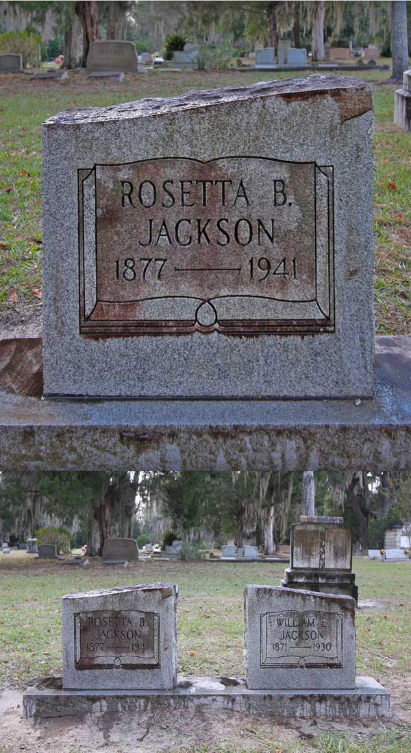 Rosetta B. Jackson Gravestone Photo