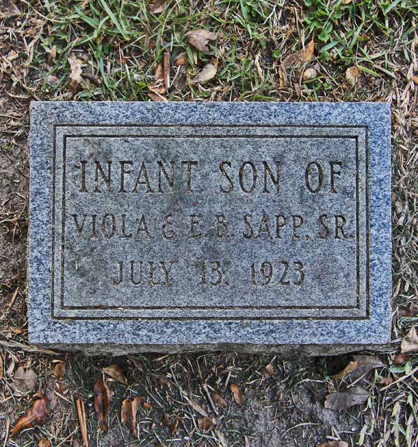  Sapp Gravestone Photo