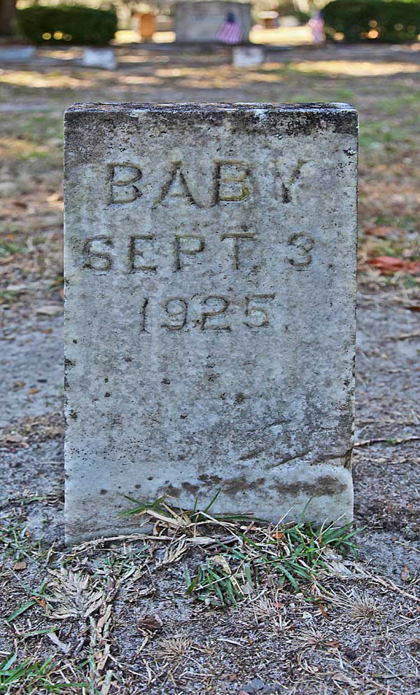  unknown baby Gravestone Photo