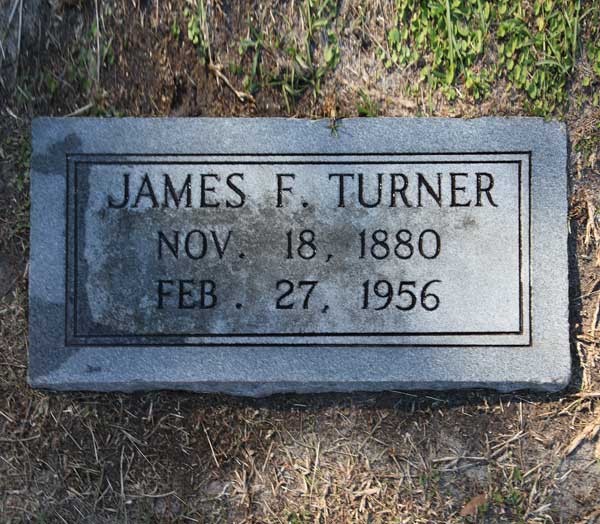 James F. Turner Gravestone Photo