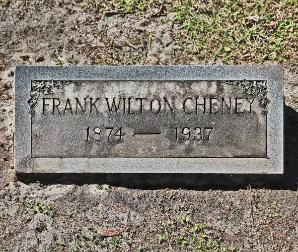 Frank Wilton Cheney Gravestone Photo