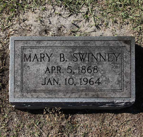Mary B. Swinney Gravestone Photo