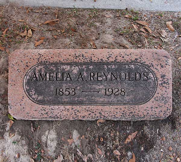 Amelia A. Reynolds Gravestone Photo