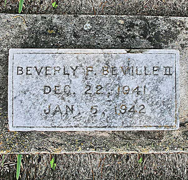 Beverly P. Beville Gravestone Photo