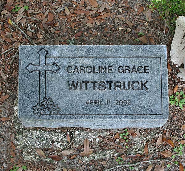 Caroline Grace Wittstruck Gravestone Photo