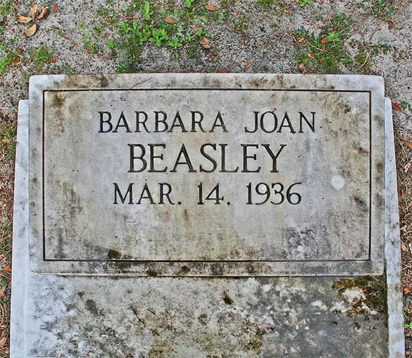 Barbara Joan Beasley Gravestone Photo