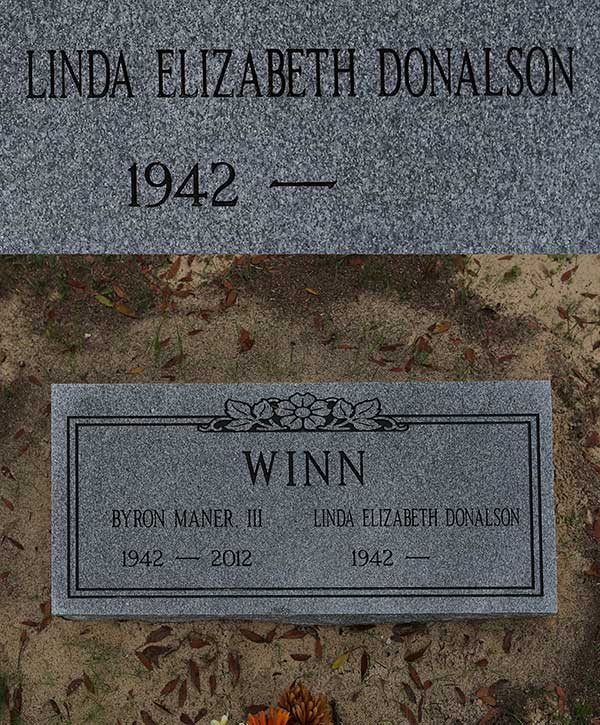 Linda Elizabeth Donalson Winn Gravestone Photo