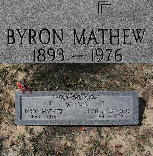 Byron Mathew Winn Gravestone Photo