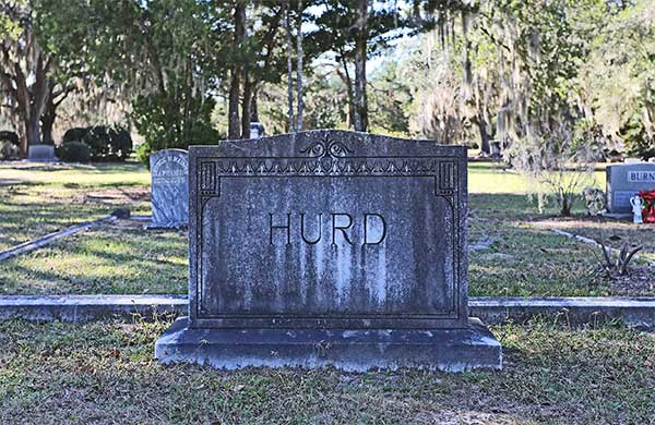  Hurd Gravestone Photo