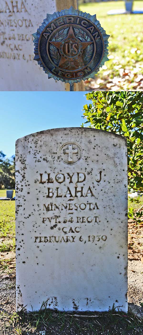 Lloyd J. Blaha Gravestone Photo