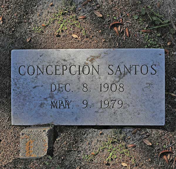 Concepcion Santos Gravestone Photo