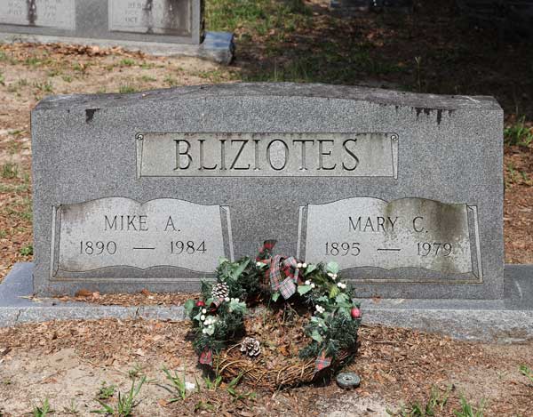 Mike A. & Mary C. Bliziotes Gravestone Photo