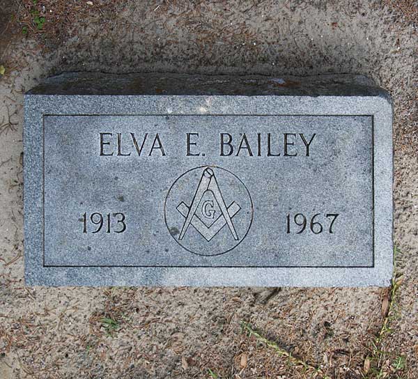 Elva E. Bailey Gravestone Photo