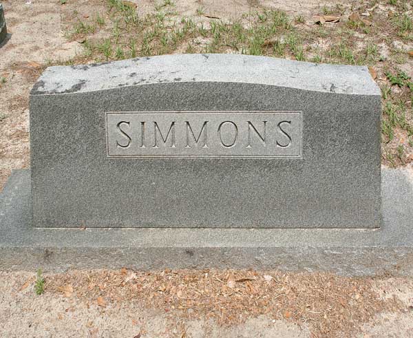  Simmons Family monument Gravestone Photo