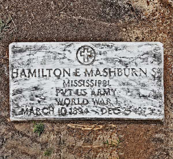Hamilton E. Mashburn Gravestone Photo