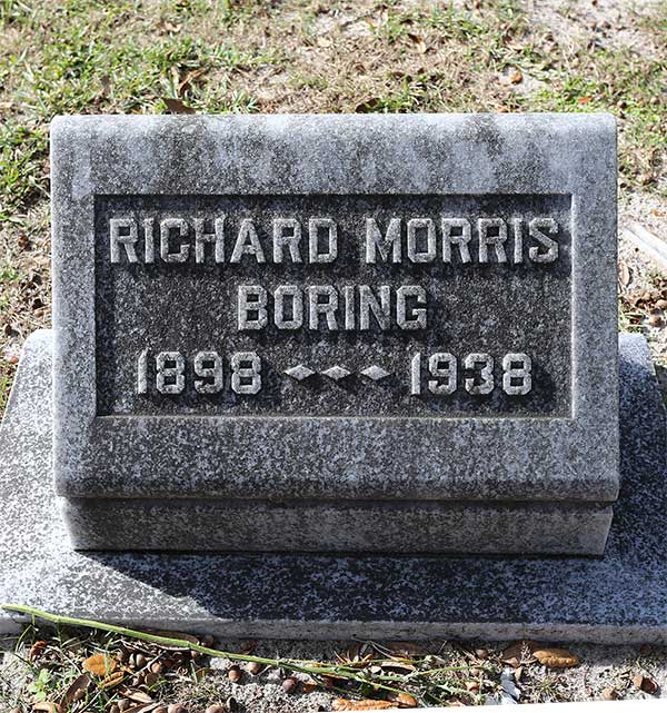Richard Morris Boring Gravestone Photo