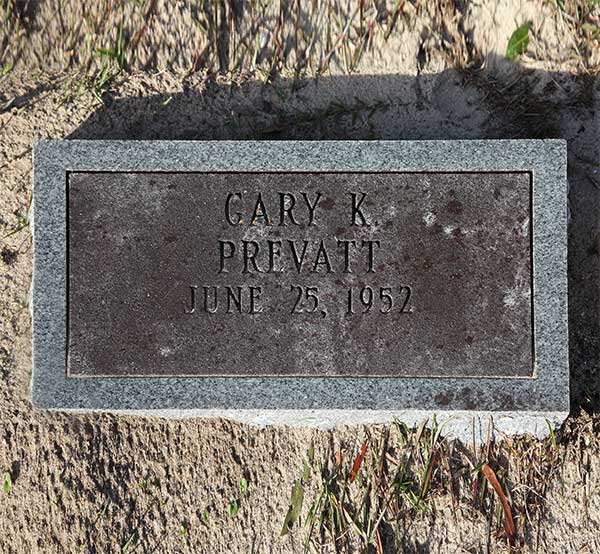 Gary K. Prevatt Gravestone Photo
