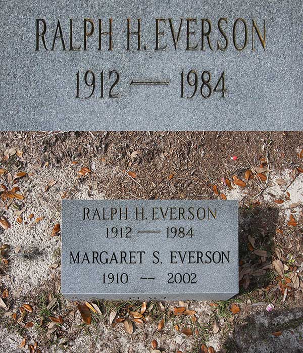 Ralph H. Everson Gravestone Photo
