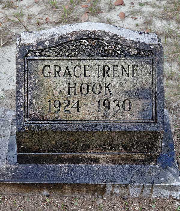 Grace Irene Hook Gravestone Photo