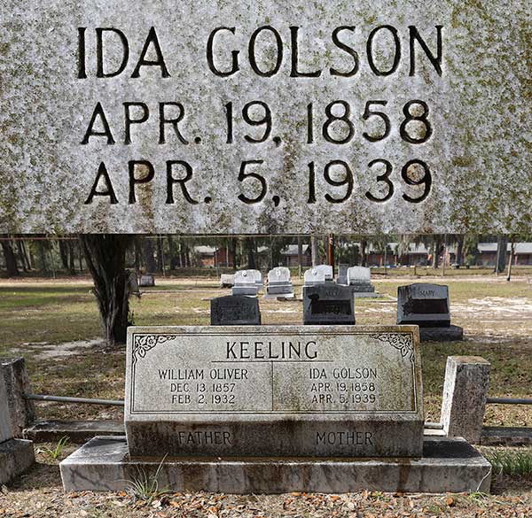 Ida Golson Keeling Gravestone Photo