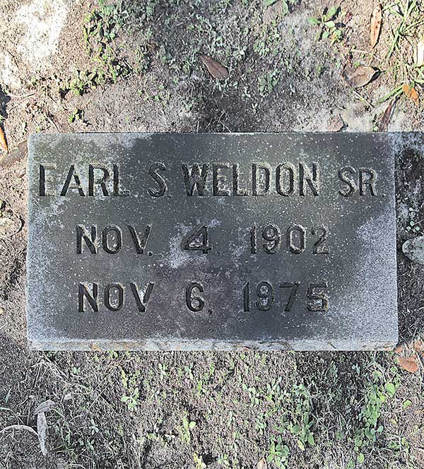Earl S. Weldon Gravestone Photo