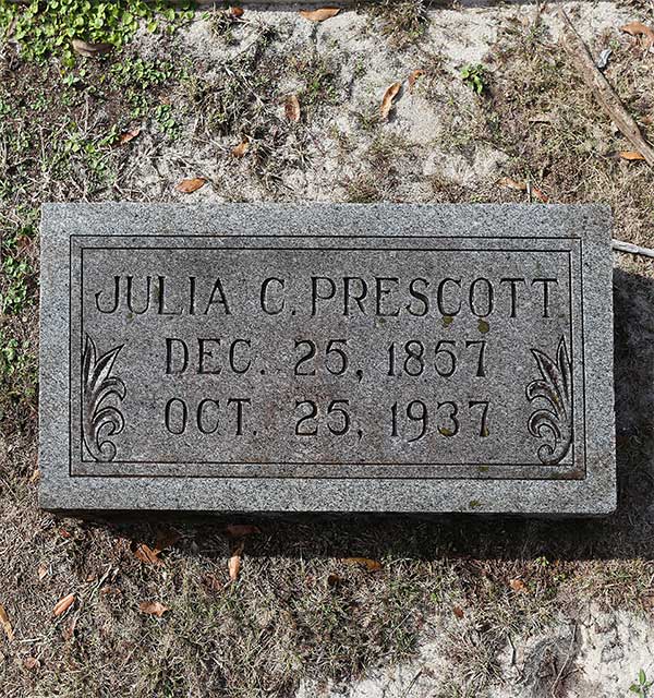 Julia C. Prescott Gravestone Photo