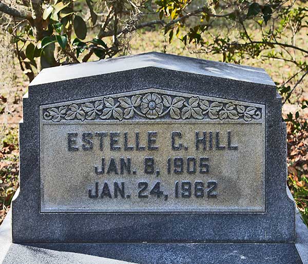 Estelle C. Hill Gravestone Photo