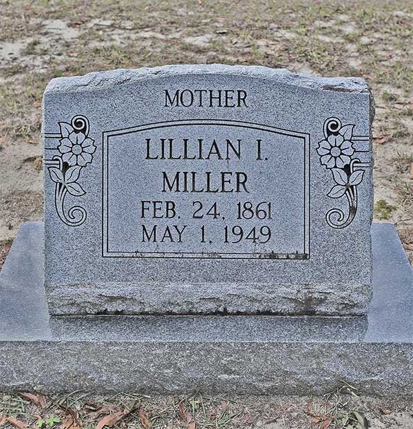 Lillian I. Miller Gravestone Photo