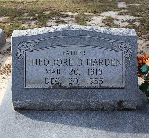 Theodore D. Harden Gravestone Photo
