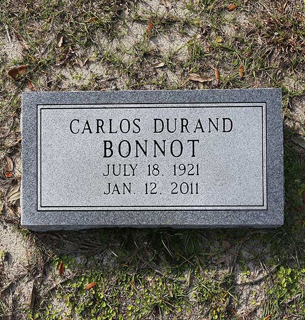 Carlos Durand Bonnot Gravestone Photo