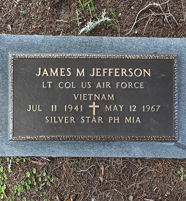 James M. Jefferson Gravestone Photo