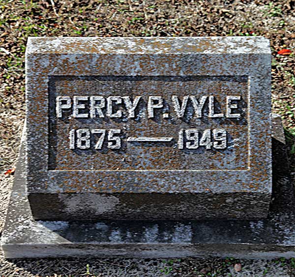 Percy P. Vyle Gravestone Photo