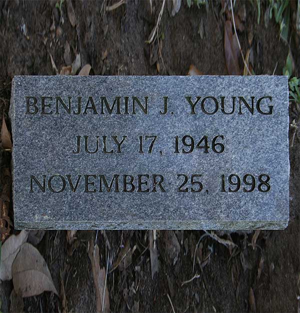 Benjamin J. Young Gravestone Photo