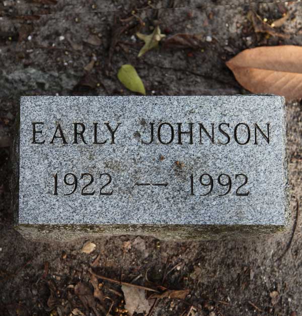 Early Johnson Gravestone Photo