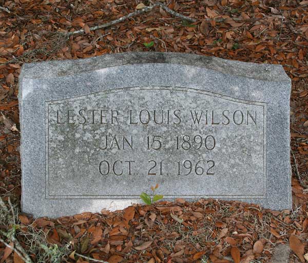 Lester Louis Wilson Gravestone Photo