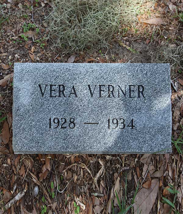 Vera Verner Gravestone Photo