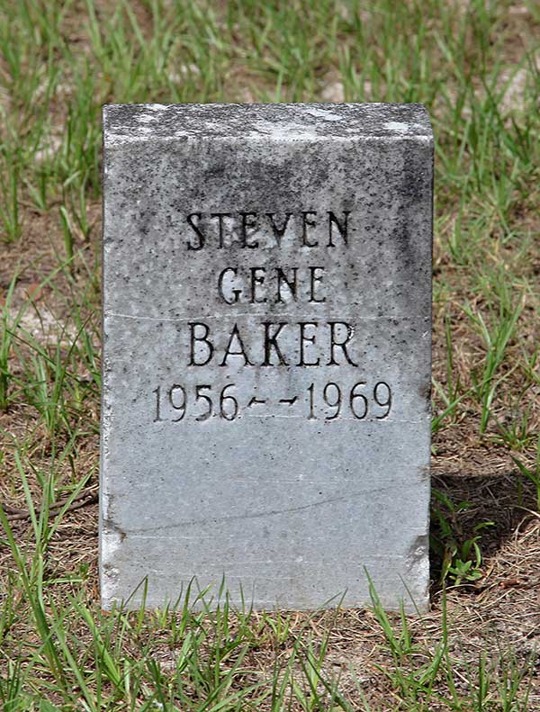 Steven Gene Baker Gravestone Photo