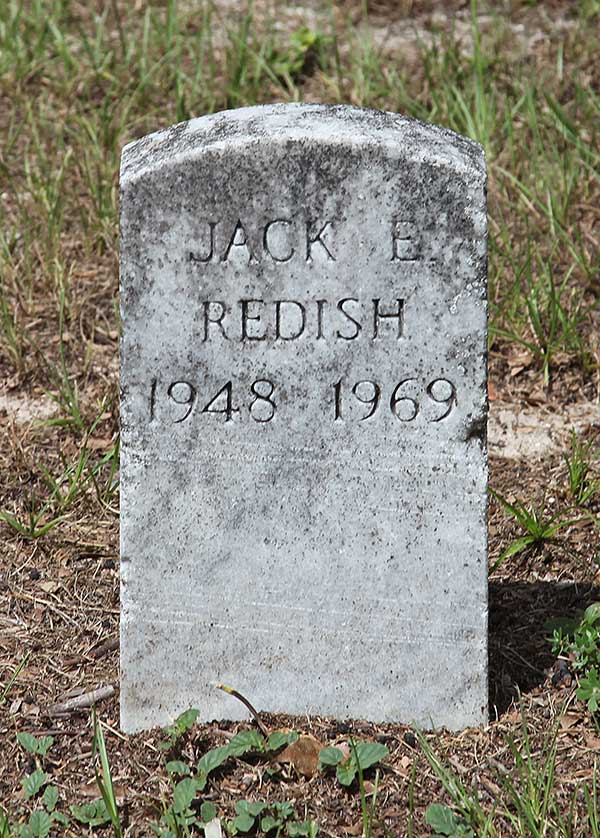 Jack E. Redish Gravestone Photo