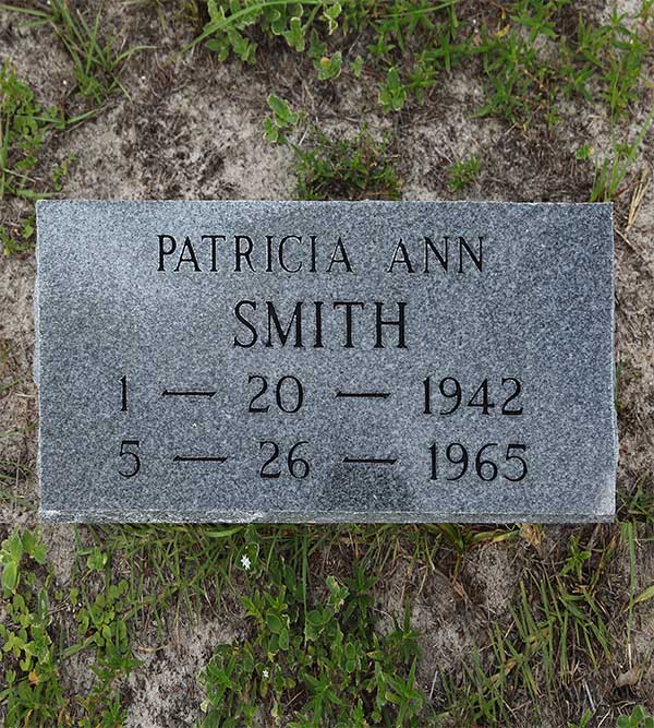 Patricia Ann Smith Gravestone Photo