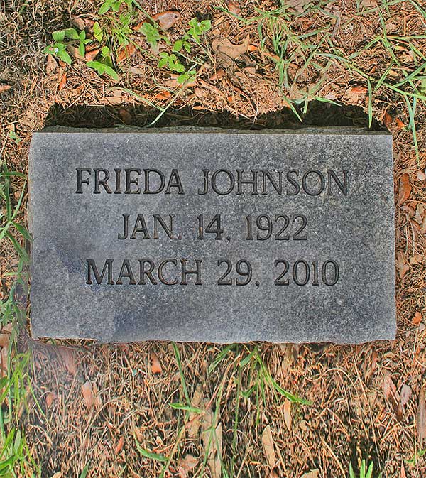 Freida Johnson Gravestone Photo
