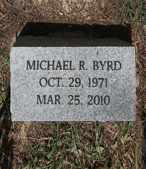 Michael R. Byrd Gravestone Photo