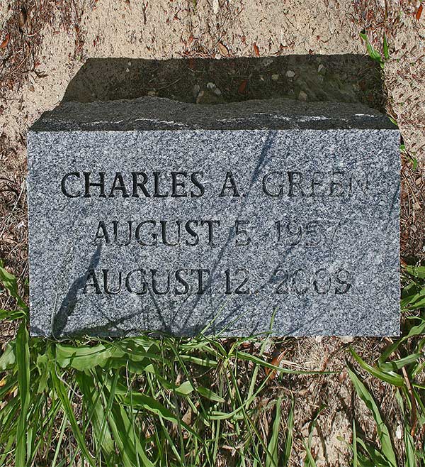 Charles A. Green Gravestone Photo