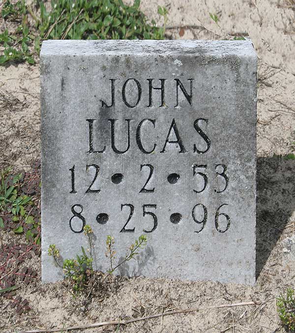 John Lucas Gravestone Photo