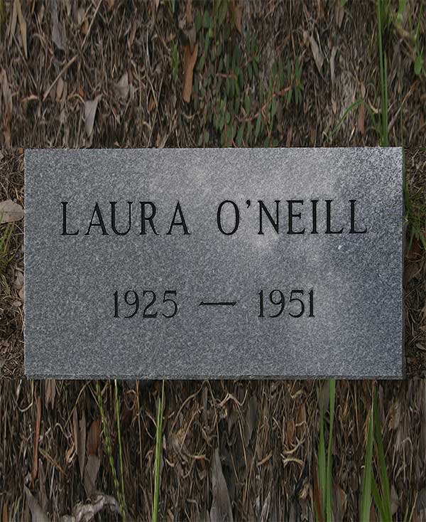 Laura O'Neill Gravestone Photo