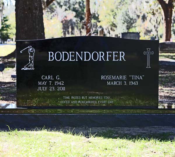 Carl G. & Rosemarie Bodendorfer Gravestone Photo